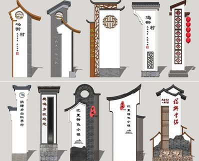 剑川美丽乡村标识标牌有哪些分类？